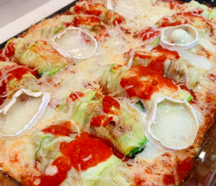 Canelones de calabacín